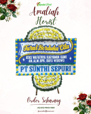 Papan Bunga Duka di Damang Batu